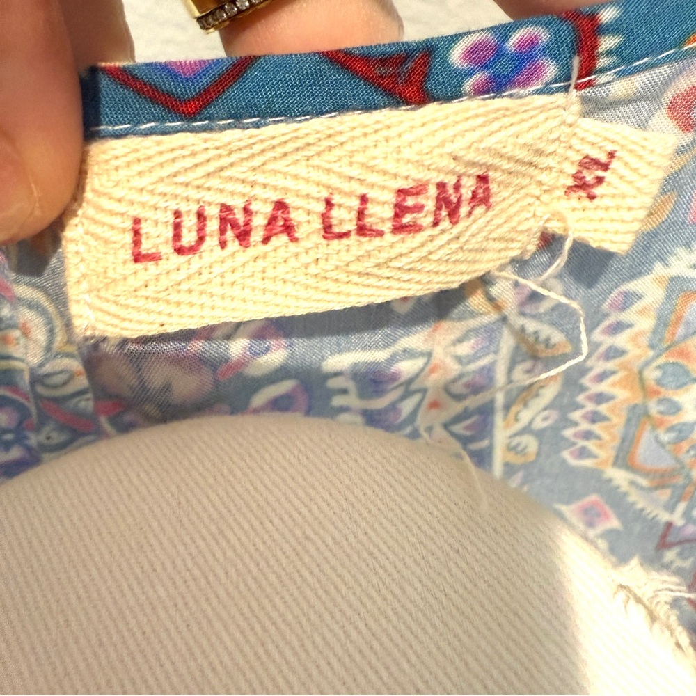 Luna Llena XL Paisley Long Sleeve Dress - Picture 7 of 7